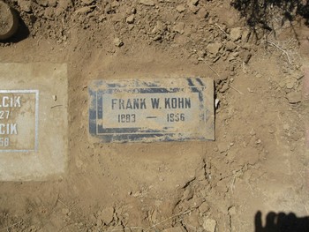 Kohn, Frank W. gravesite