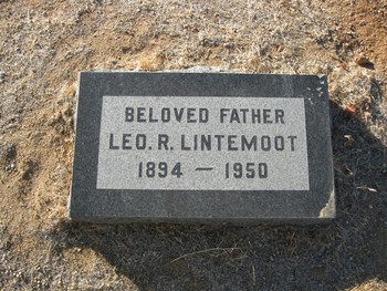 Lintemoot, Leo Raymond gravesite