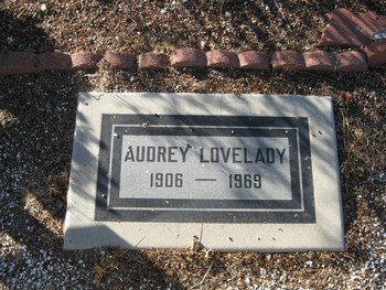 Lovelady, Audrey gravesite