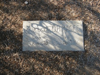 Magee, Augusta Otilda gravesite