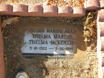 Mardis, Thelma Lucille gravesite