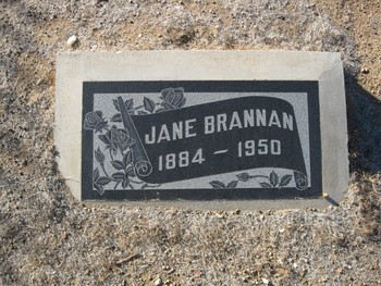 Brannan, Jane Charlotte gravesite