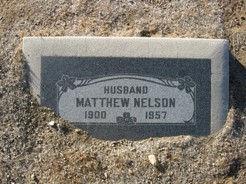 Nelson, Matthew gravesite