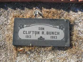 Bunch, Clifton Russell gravesite