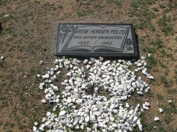 Polos, Irene gravesite
