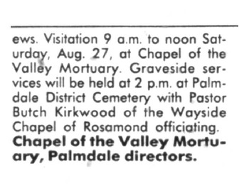 Randolph, Melvyn Lynn obituary