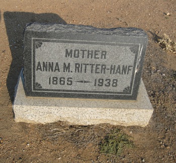Ritter-Hanf, Anna Marie gravesite