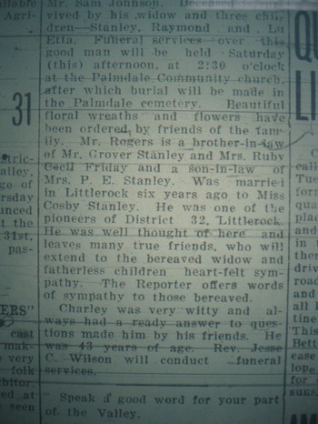 Rogers, Charles Dee obituary