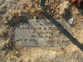 Rogers, Raymond Dee gravesite
