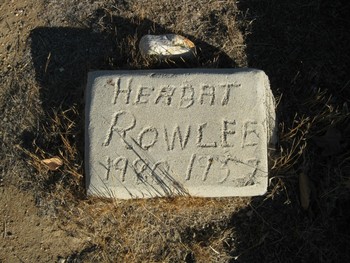 Rowlee, Herbert Charles gravesite
