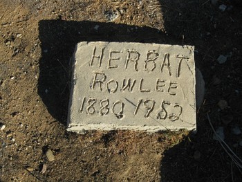 Rowlee, Herbert Charles gravesite