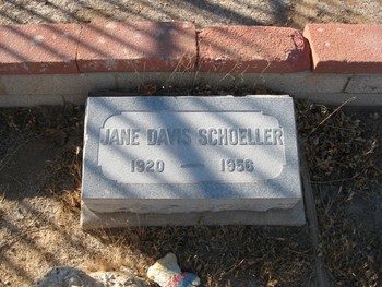 Schoeller, Jane Elizabeth gravesite