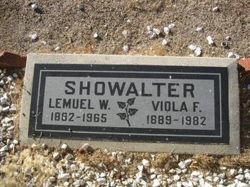 Showalter, Lemuel W gravesite