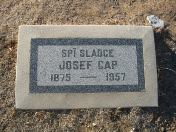 Cap, Josef gravesite