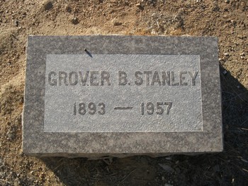 Stanley,   Grover Beckham gravesite