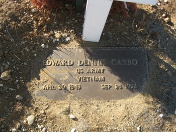 Carbo, Edward Dennis gravesite