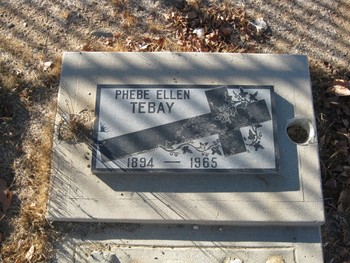 Tebay, Phebe Ellen gravesite