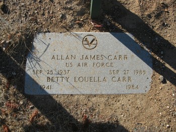 Carr, Betty Louella gravesite