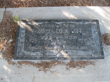 Loft, Marcia Phebe gravesite