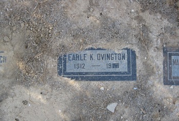 Ovington, Earle Kester ('Kes') gravesite