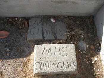 Cunningham, Doris gravesite