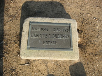 Krueger, Charlotte Hermine gravesite