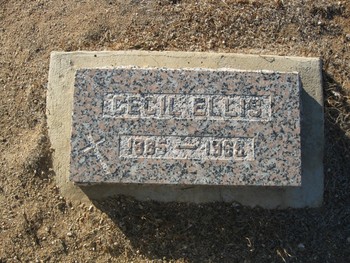 Ellis, Ruby Cecil gravesite