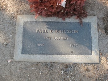Ericsson, Paul Bonner gravesite