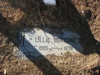 Bertoni, Lillie I. gravesite