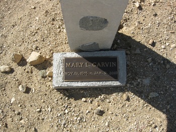 Carvin, Mary L. gravesite