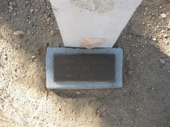 Desmond,   John gravesite