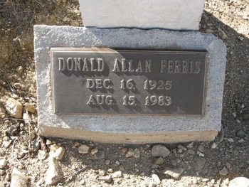 Ferris, Donald Allan gravesite