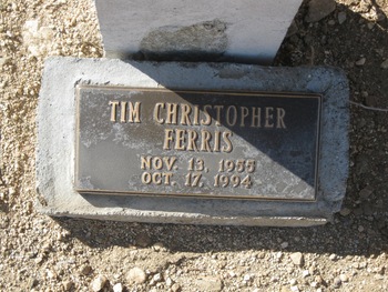 Ferris,   Tim Christopher gravesite