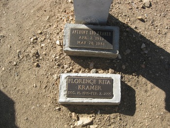 Kramer,   Florence Rita gravesite