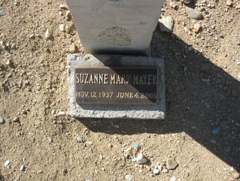 Mayer, Suzanne Mary gravesite