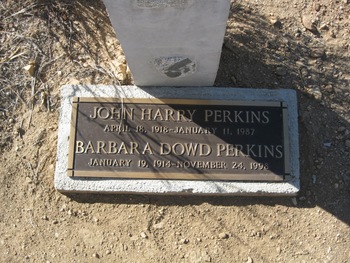 Perkins, John Harry gravesite