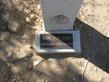 Roseli, Elaine Ruth gravesite